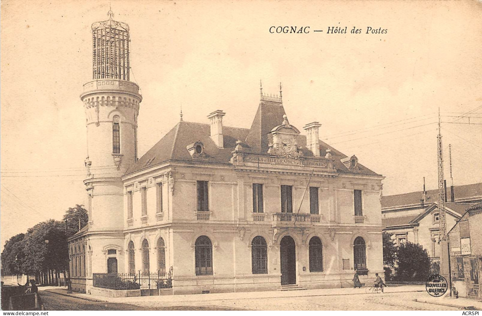 COGNAC Hotel Des Postes 18(scan Recto-verso) MA409 - Cognac