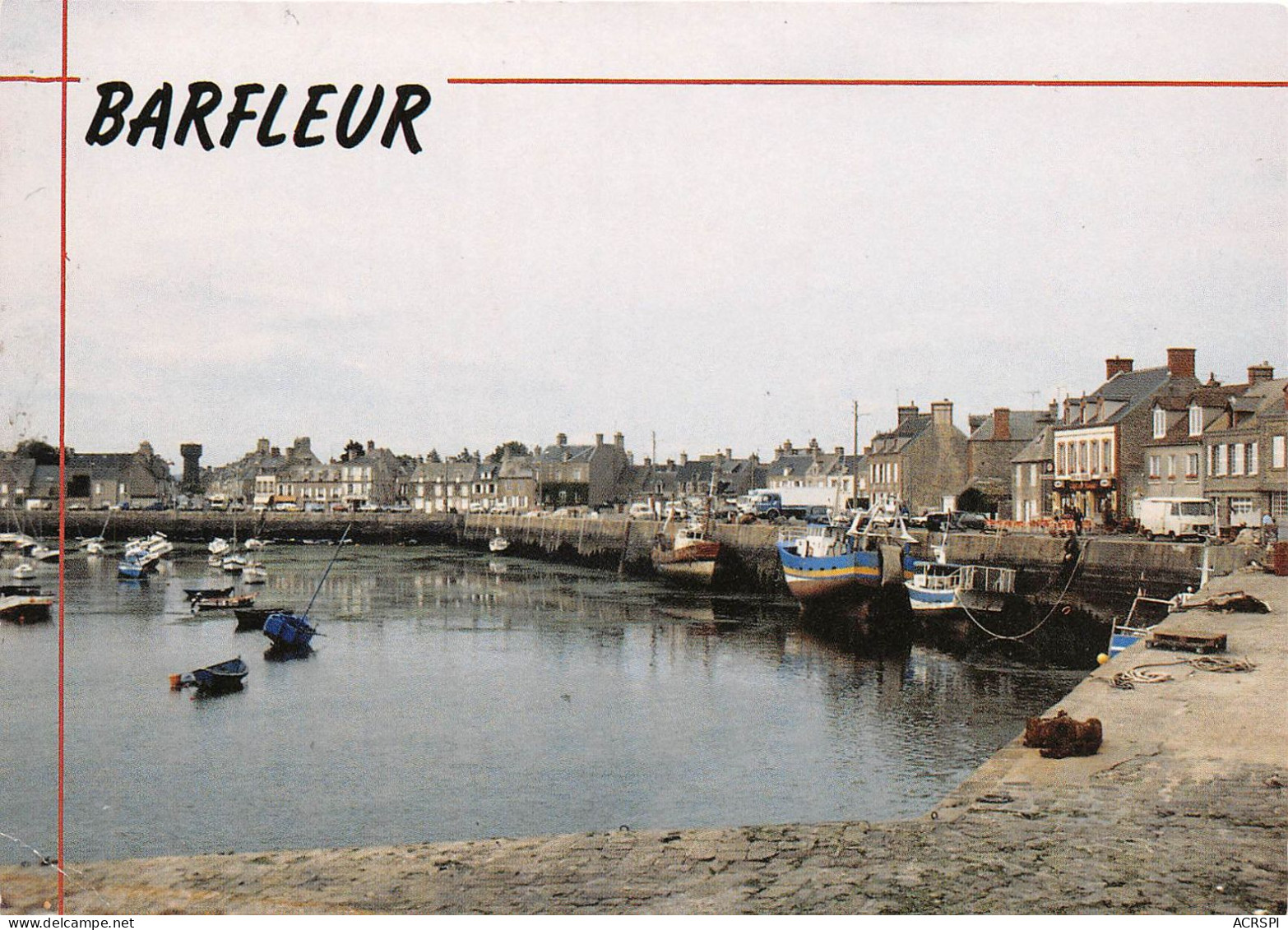 BARFLEUR Le Port A Maree Basse 6(scan Recto-verso) MA405 - Barfleur