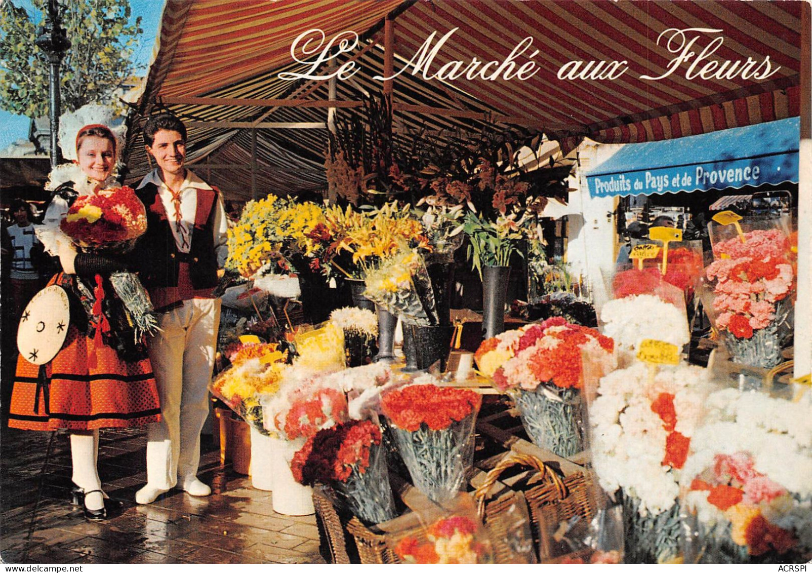 Nice Cours Saleya Le Marche Aux Fleurs 13(scan Recto-verso) MA444 - Artisanat