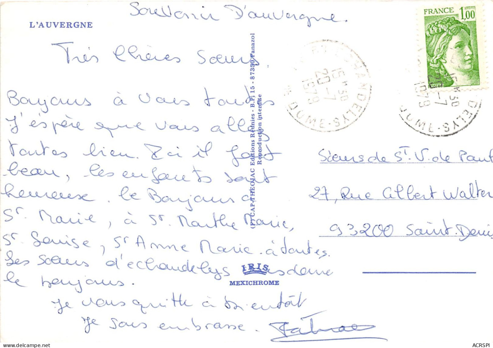 L Auvergne Terroir Auvergnat 3(scan Recto-verso) MA444 - Artisanat