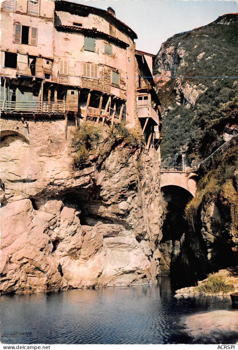 PONT EN ROYANS Les Maisons Suspenduues Et Leur Balcon 8(scan Recto-verso) MA435 - Pont-en-Royans