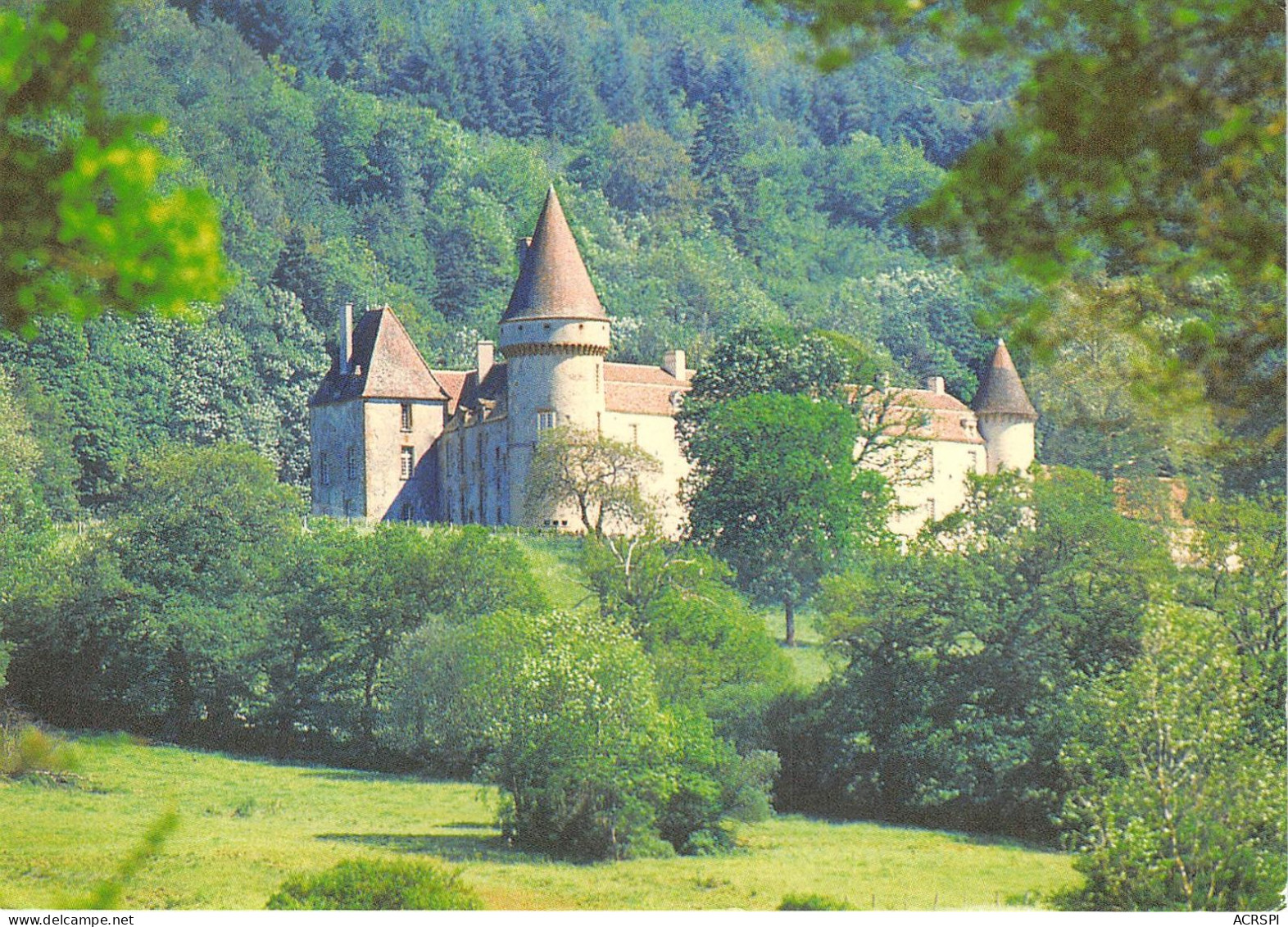 Chateau De BAZOCHES DU MORVAN Bati Au 12e S Demeure Du Marechal De Vauban Vue De La Vallee 11(scan Recto-verso)MA480 - Bazoches