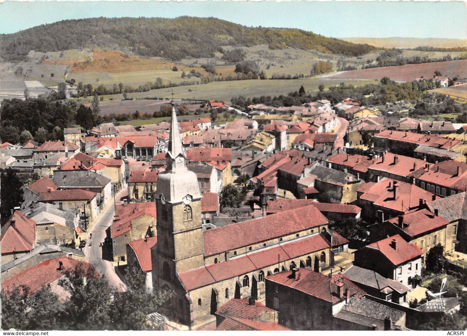 En Avion Au Dessus De LAMARCHE L Eglise 14(scan Recto-verso) MA462 - Lamarche