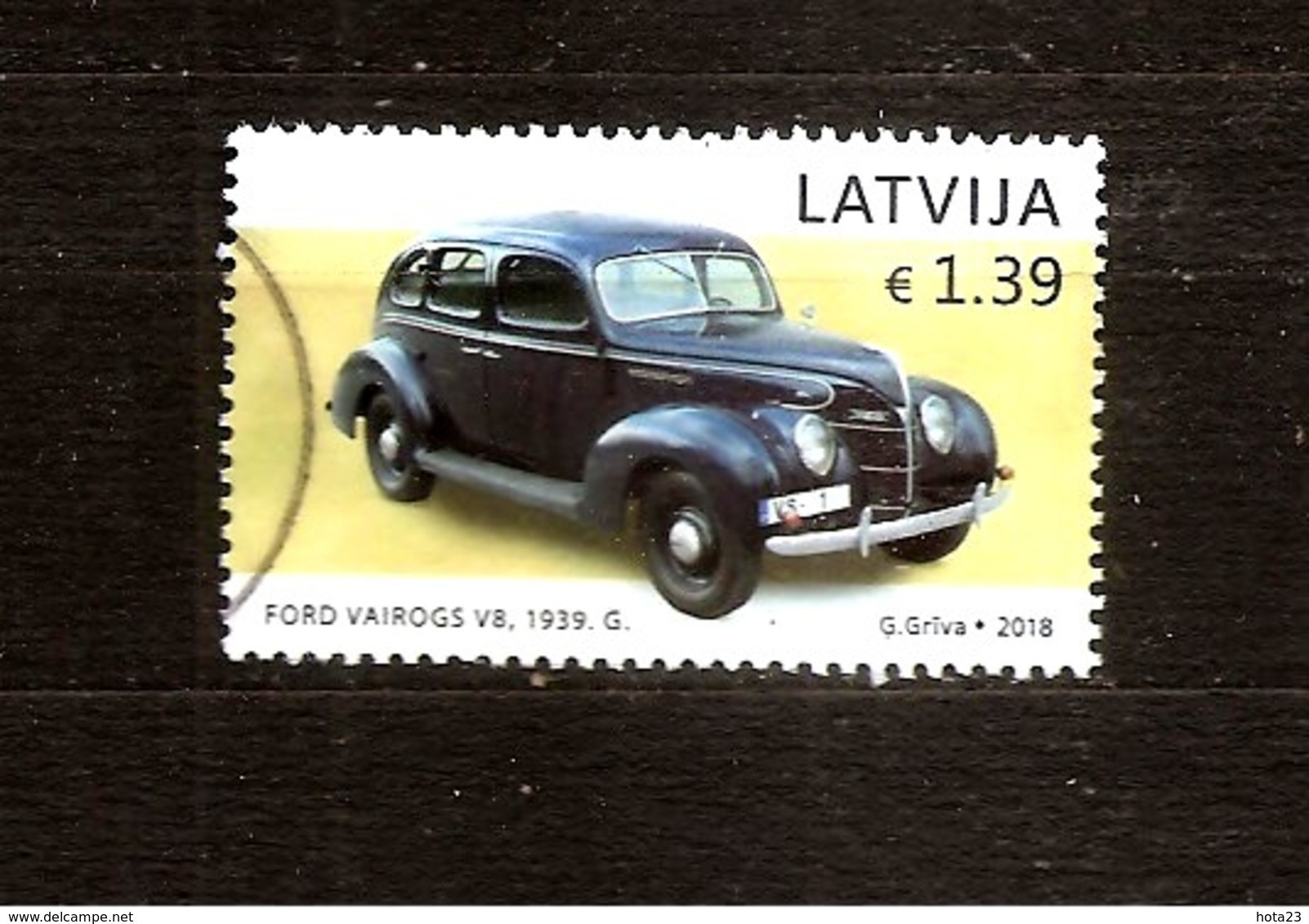 2018 Latvia Lettland Lettonie  Latvian Auto Moto History - Ford Vairogs  USED (0) - Lettland