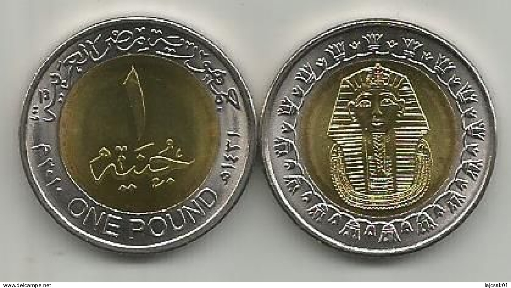 Egypt 1 Pound 2010. High Grade Bimetallic - Egypt