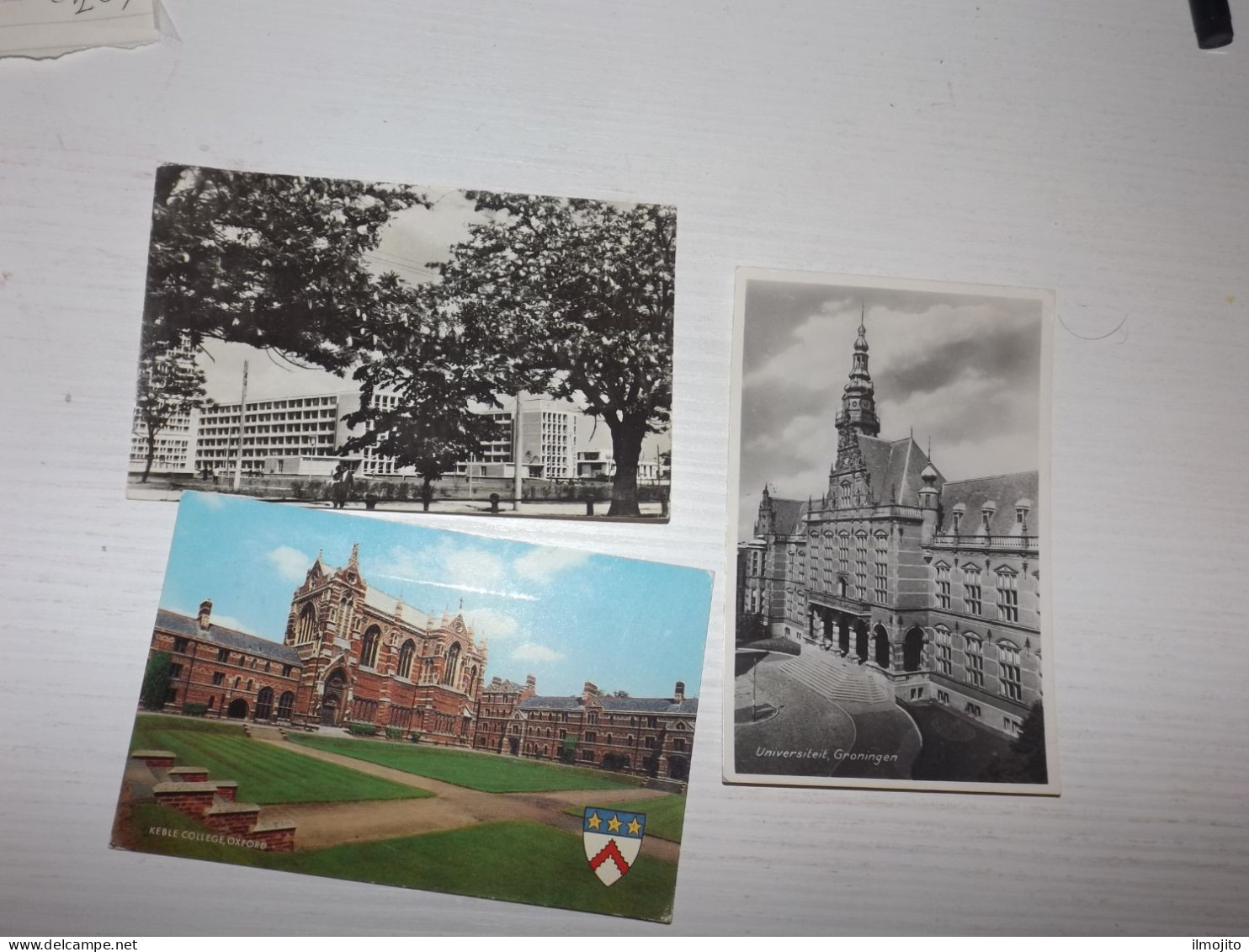 LOT 9 POSTCARD CARTE POSTALE SCHOOL UNIVERSITY  AK CPA - Scuole