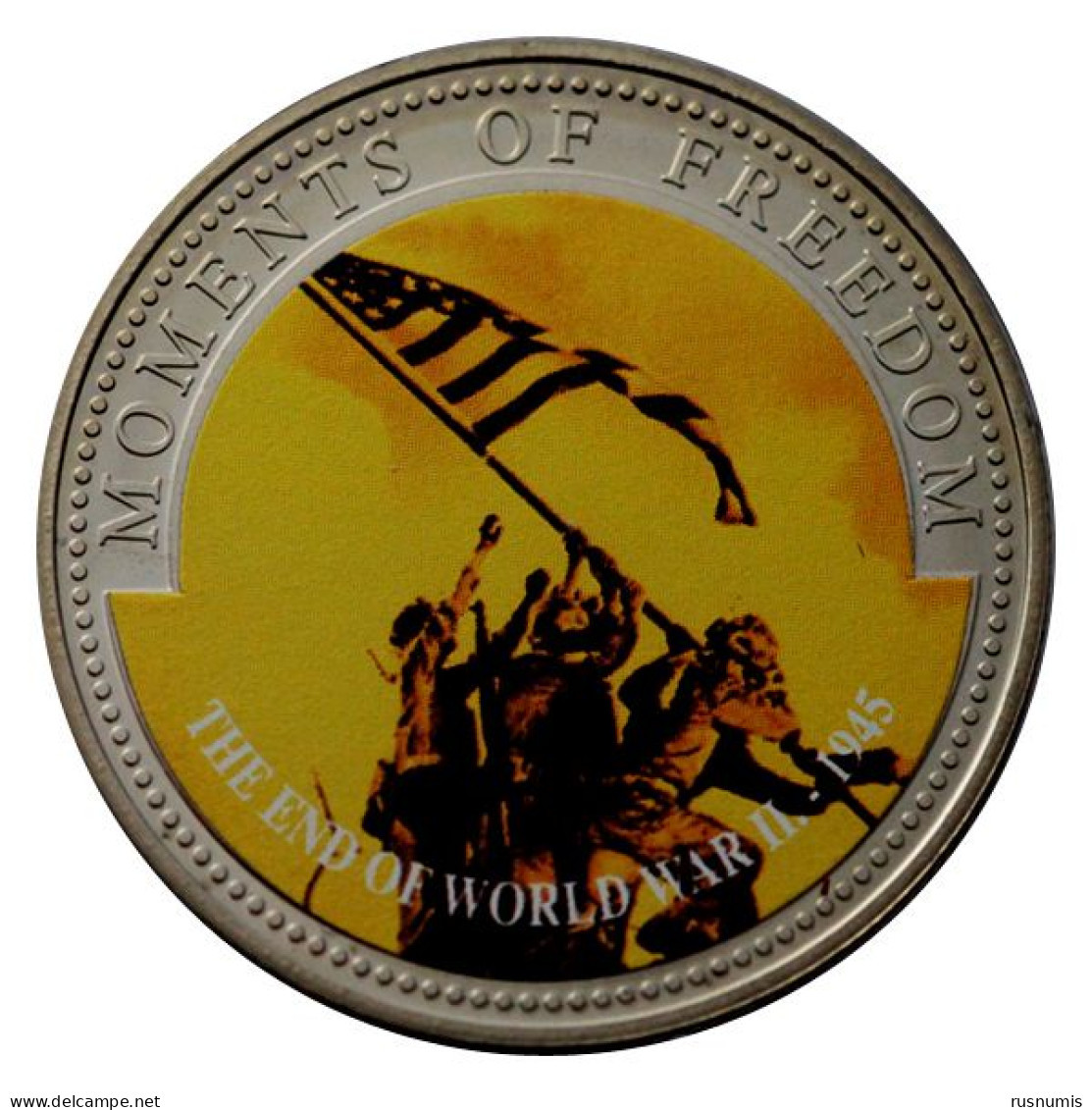 LIBERIA 10 DOLLARS MOMENTS OF FREEDOM - THE END OF WORLD WAR II 2001 - Liberia