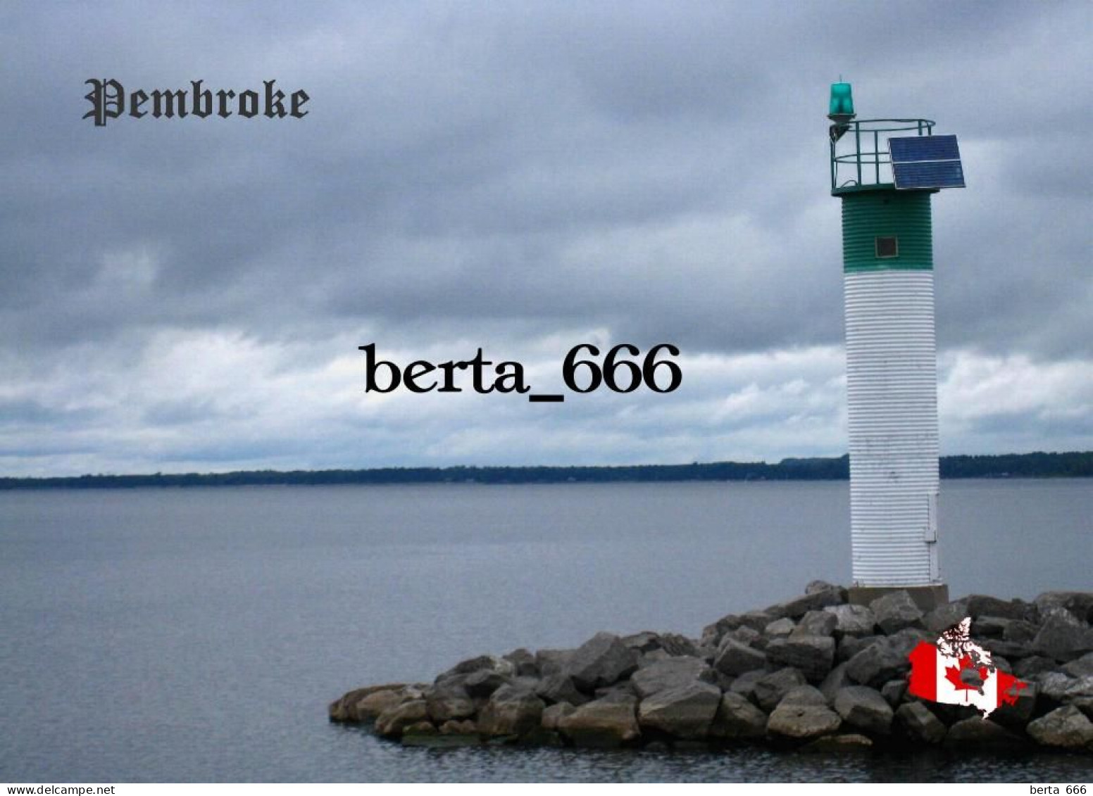Canada Pembroke Lighthouse New Postcard - Andere & Zonder Classificatie