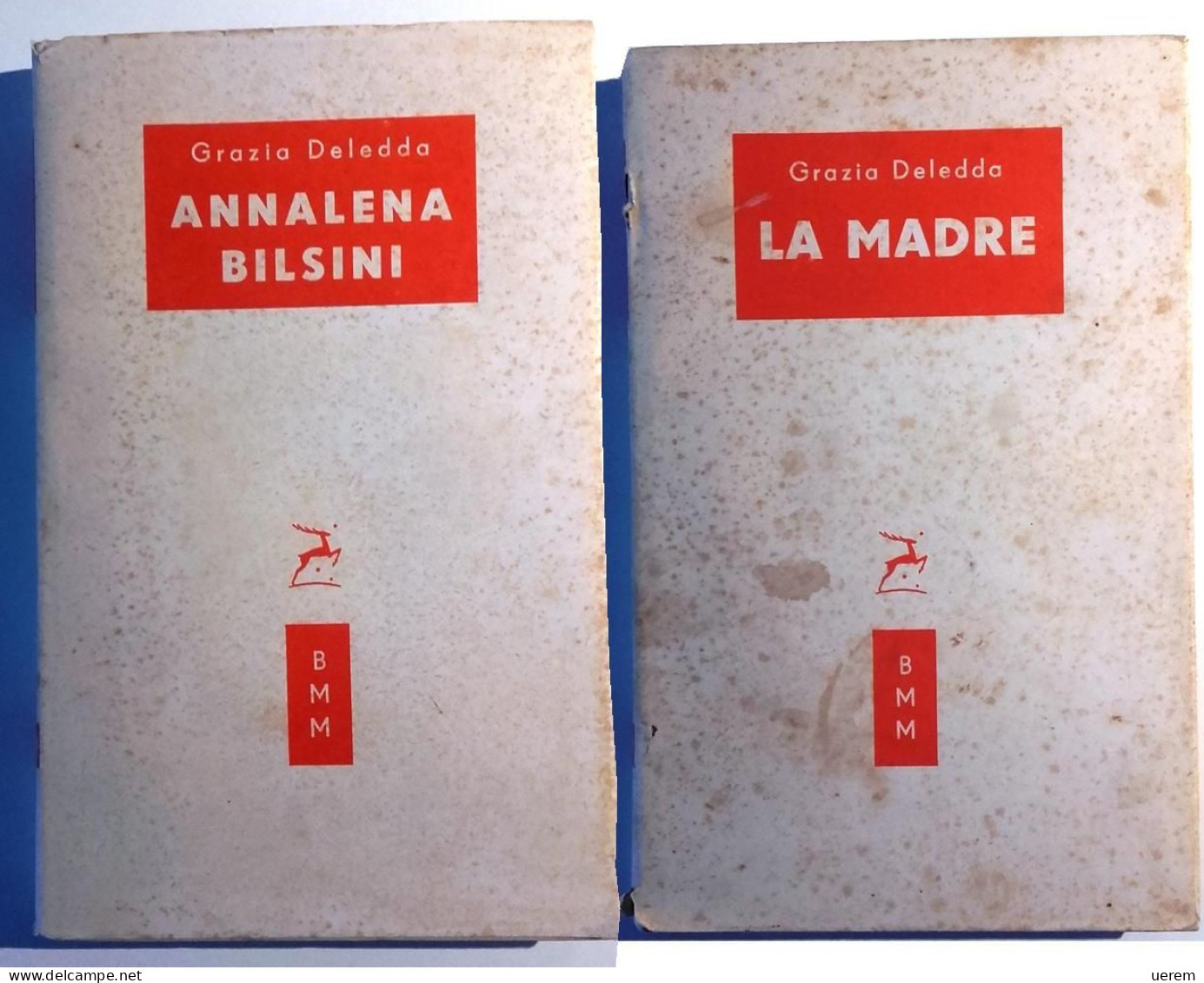 1955 SARDEGNA NARRATIVA DELEDDA MONDADORI 2 VOLUMI DELEDDA GRAZIA ANNALENA BILSINI - Milano, Mondadori 1955 - Oude Boeken