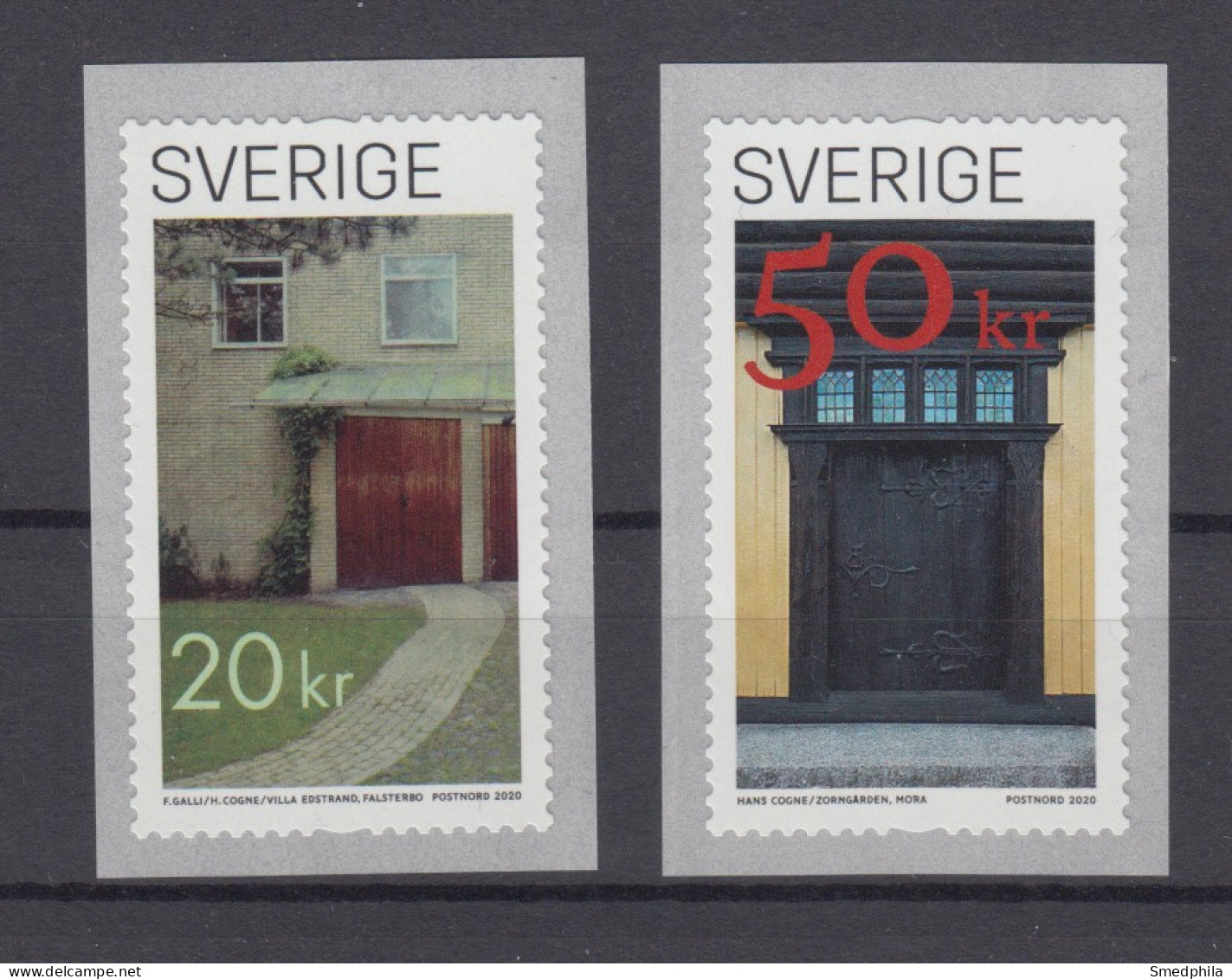 Sweden 2020 - Doors And Doorways MNH ** - Nuovi