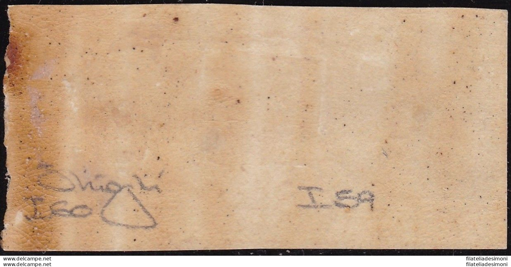 1859 Sicilia, N. 9 5 Grana Ia Tavola Coppia Con Bordo Di Foglio MLH/* Certificato Raybaudi - Sicile
