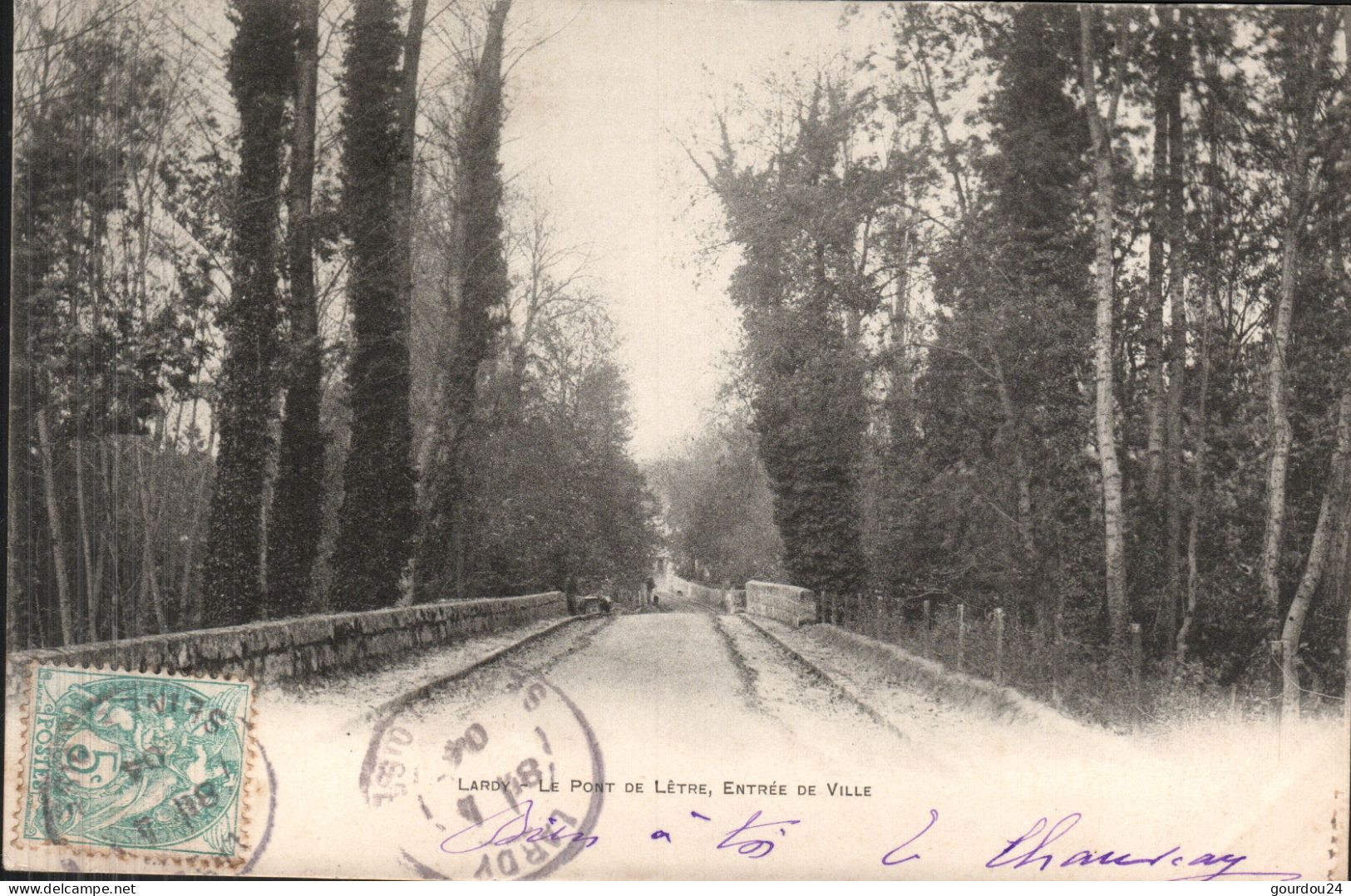 LARDY - Le Pont De Letré , Entrée De La Ville - Lardy