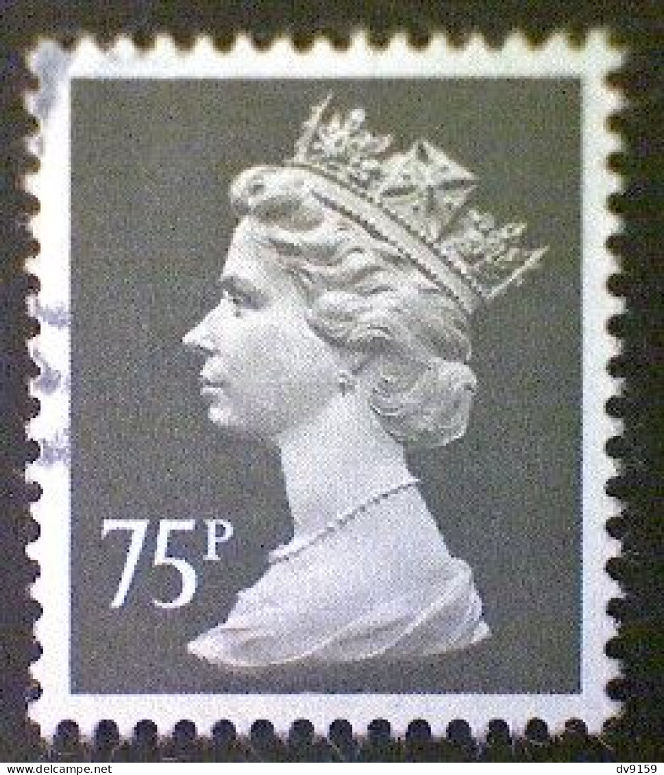 Great Britain, Scott #MH164, Used(o), 1988, Machin: Queen Elizabeth II, 75p - Série 'Machin'
