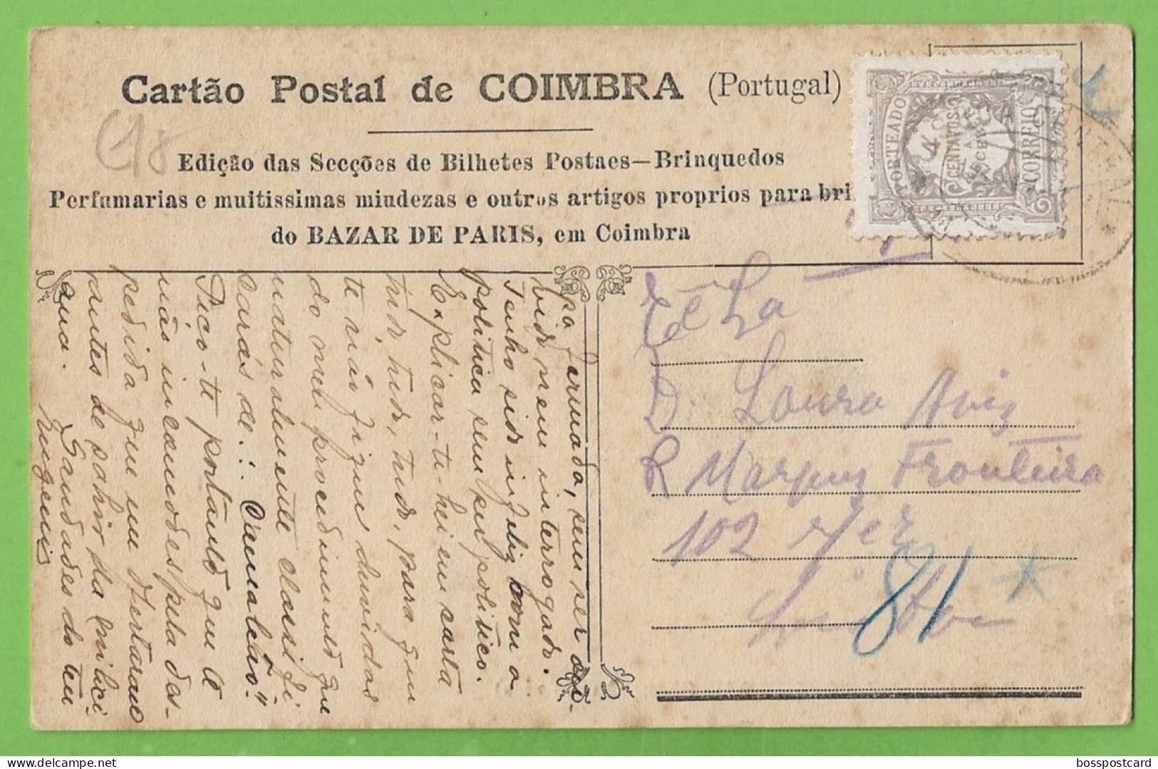 Coimbra - Pic Nic No Choupal - História Postal - Stamps - Timbres - Costumes Portugueses - Portugal - Coimbra