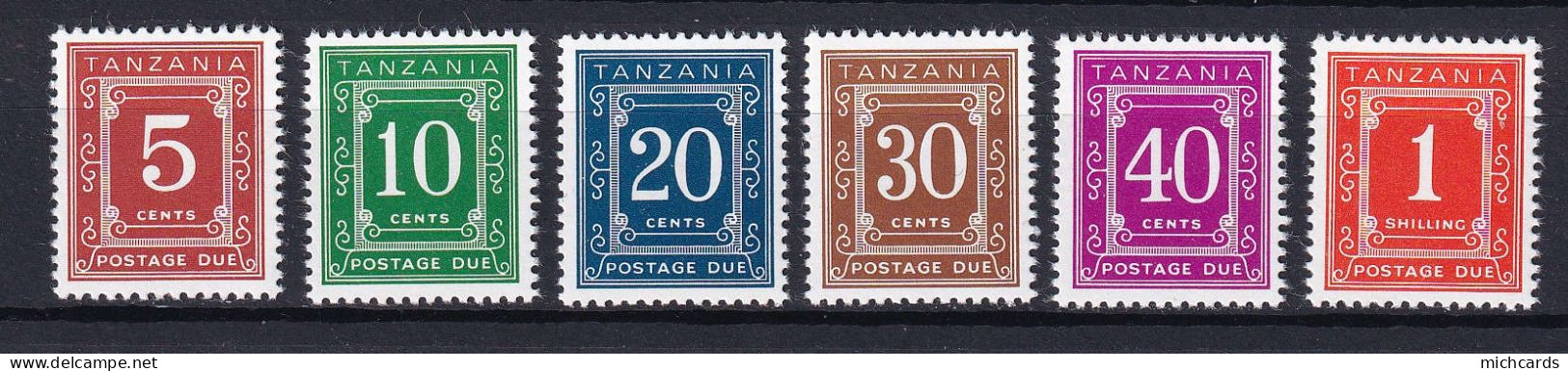 265 TANZANIE 1973 - Y&T 12/17 - Taxe - Neuf ** (MNH) Sans Charniere - Tanzania (1964-...)