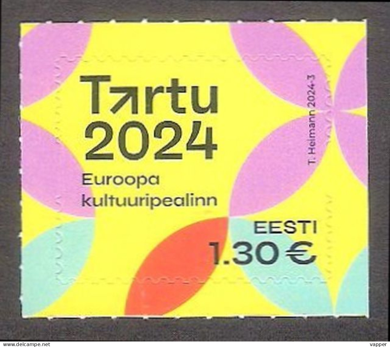 European Capital Of Culture Tartu 2024 Estonia MNH Stamp  Mi 1096 - Estonia