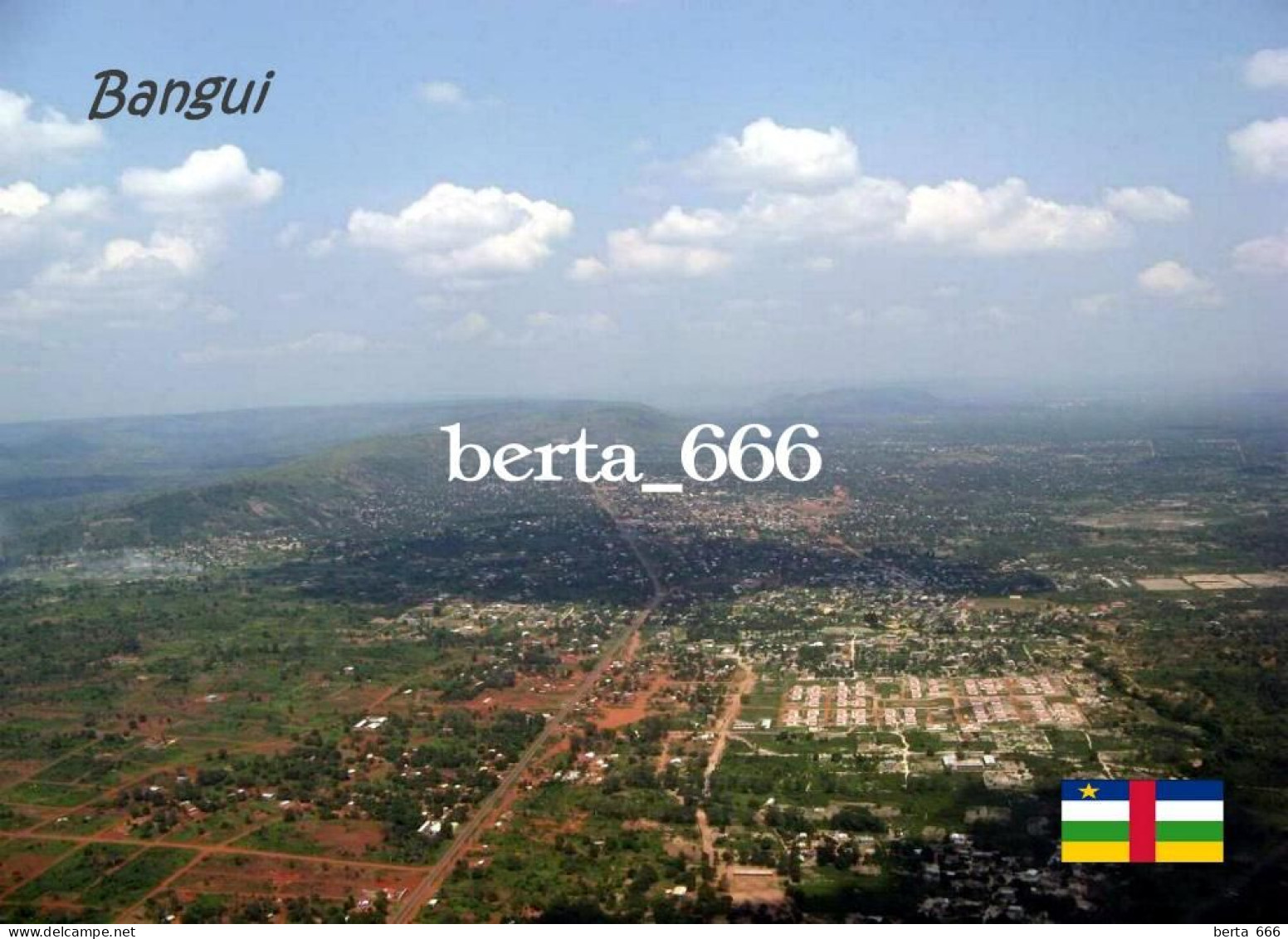 Central African Republic Bangui Aerial View New Postcard - Centraal-Afrikaanse Republiek