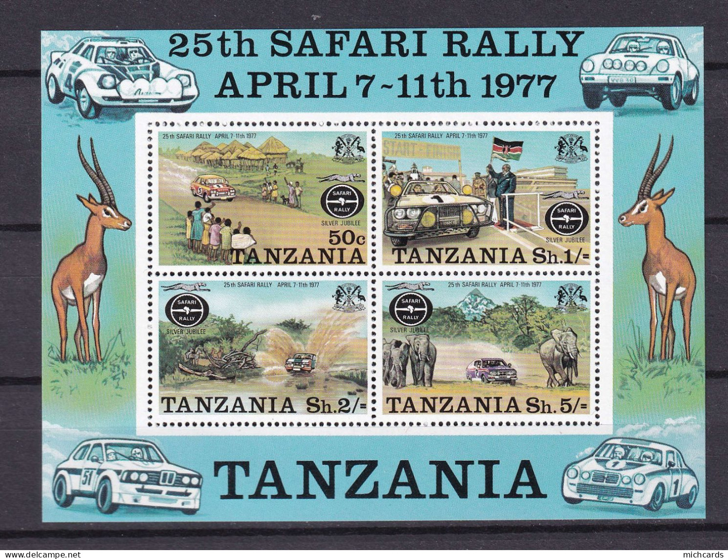 265 TANZANIE 1977 - Y&T BF 5 - Safari Rallye - Neuf ** (MNH) Sans Charniere - Tanzania (1964-...)