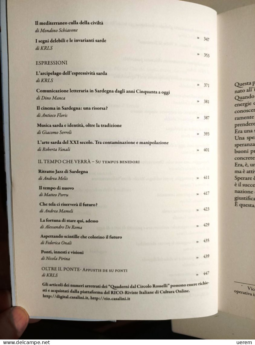 2022 Sardegna Il Ponte KRLS (a cura di) Sardegna 2021 a 70 anni dal numero speciale de "Il Ponte" Pisa, Pacini 2022