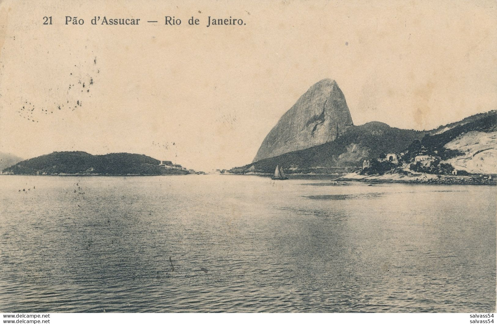 Brésil - Brasil - Rio De Janeiro - Pao D'Assucar  (1921) - Rio De Janeiro