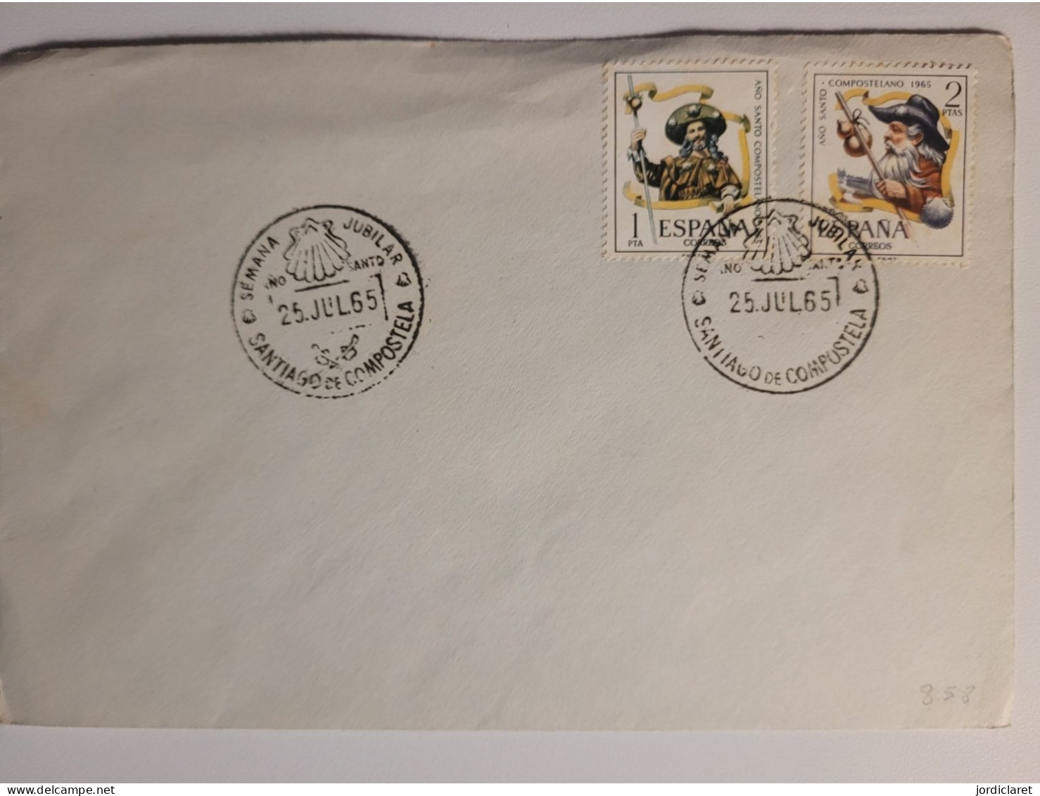 CARTA 1965 SANTIAGO DE COMPOSTELA - Briefe U. Dokumente