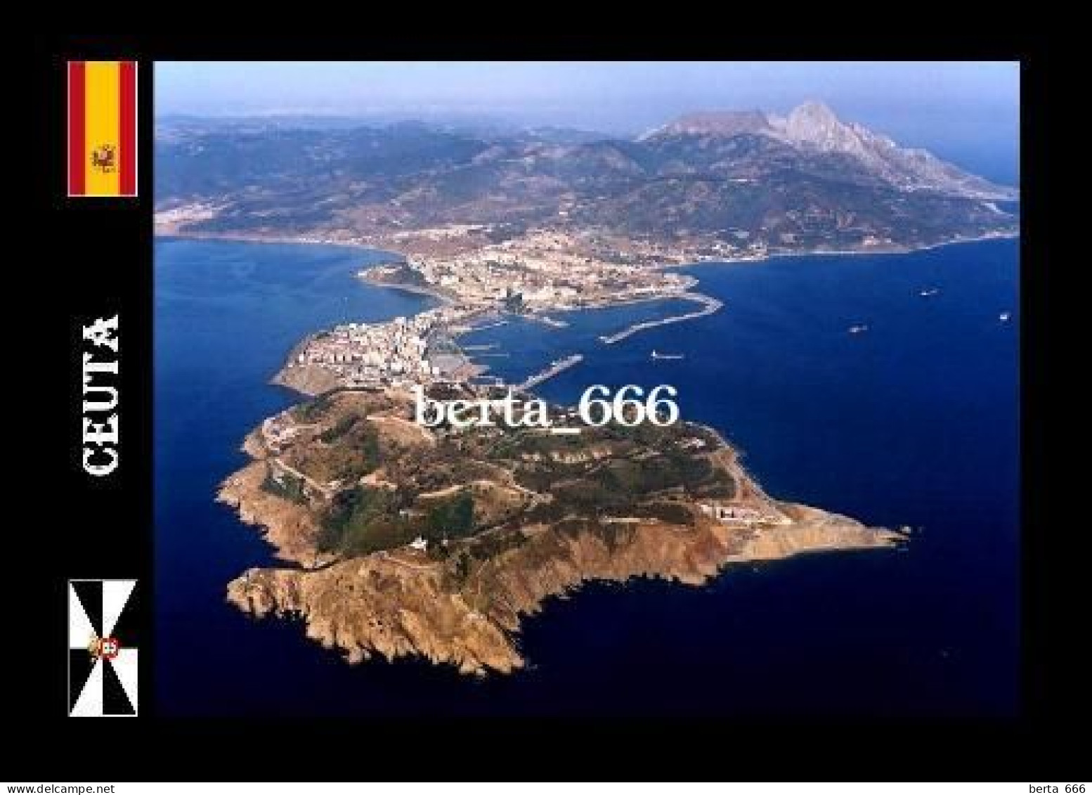 Ceuta Aerial View New Postcard - Ceuta