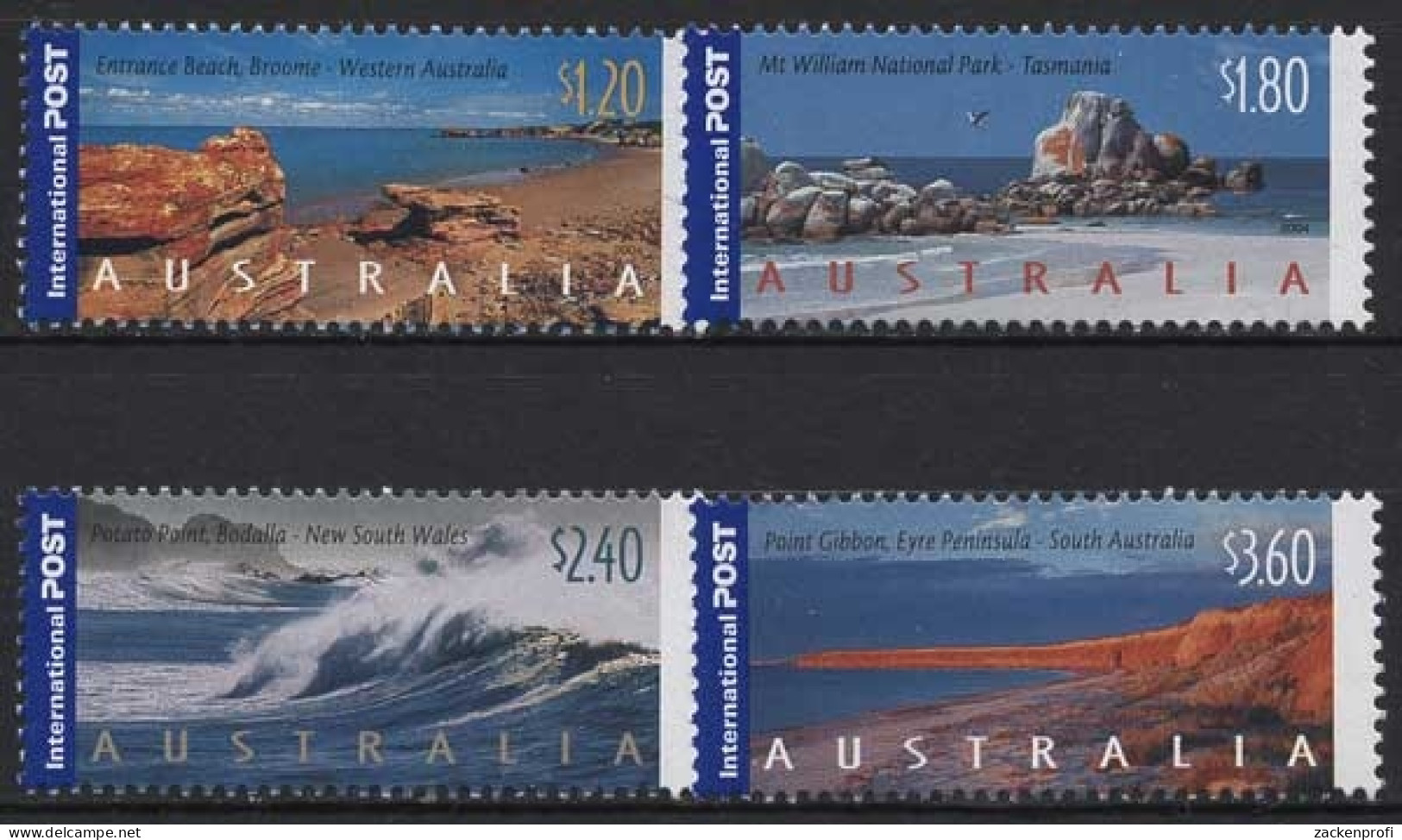 Australien 2004 Sehenswürdigkeit. U. Landschaften Australiens 2352/55 Postfrisch - Neufs