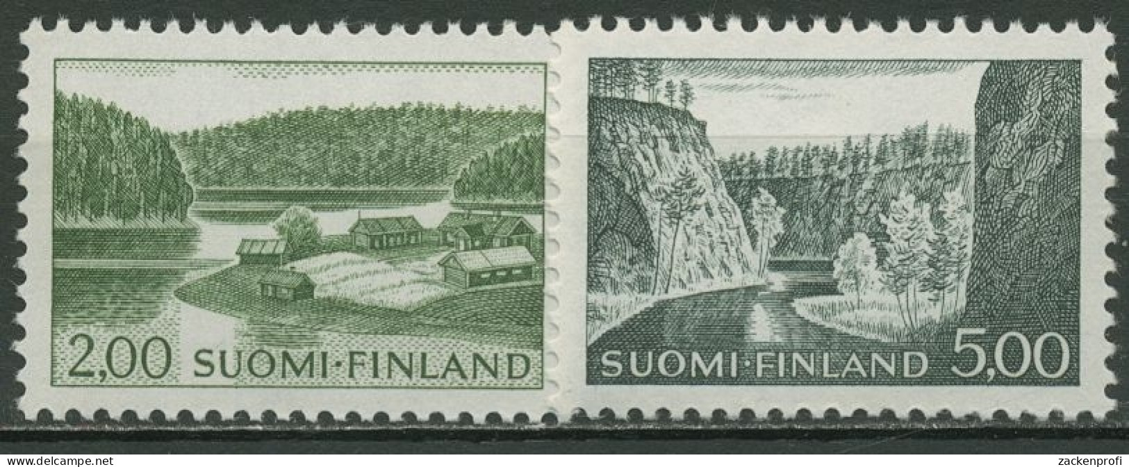 Finnland 1964 Freimarken Landschaft Bauernhof 587/88 X Postfrisch - Nuovi