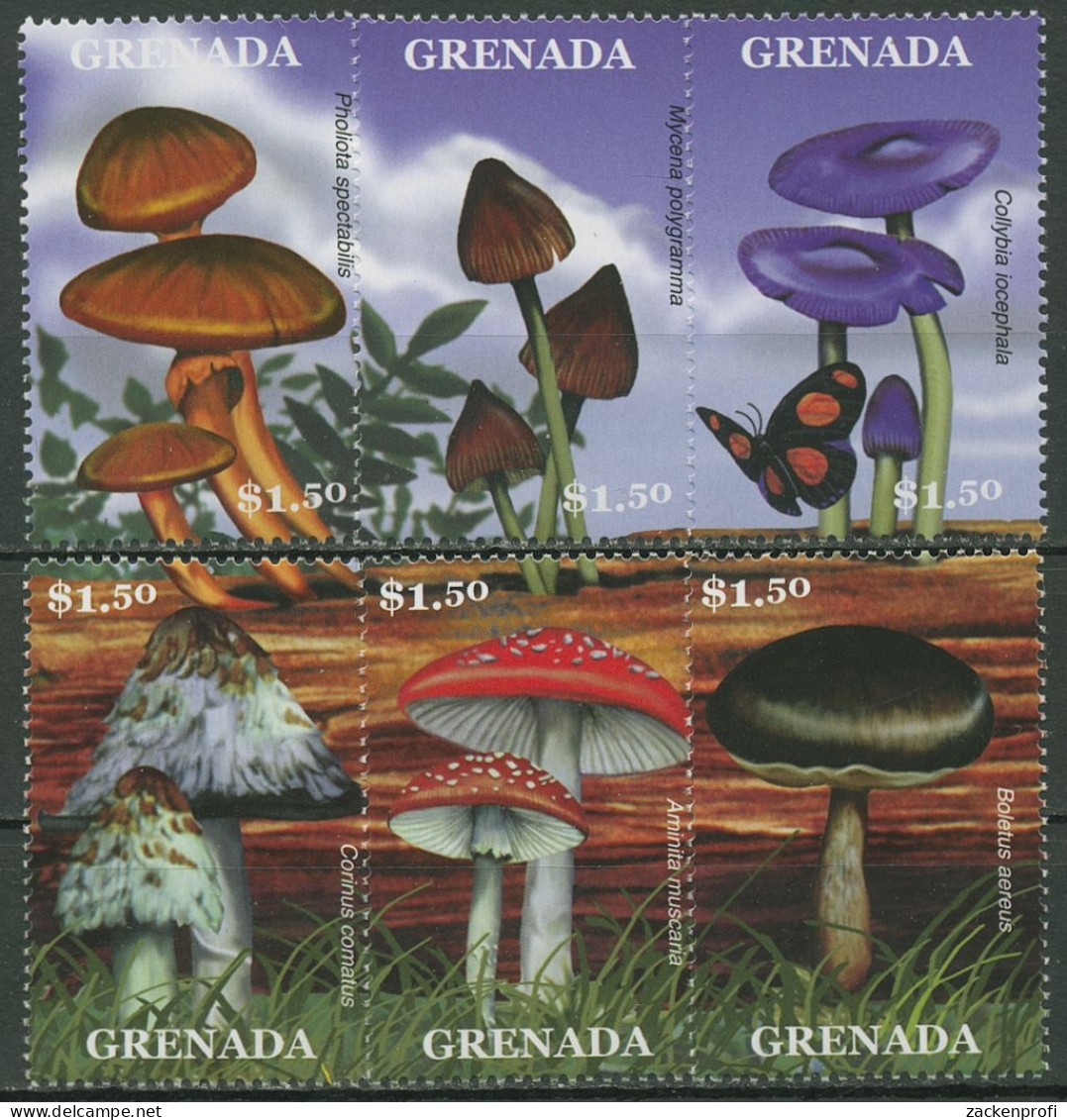 Grenada 2000 Pilze 4082/87 Postfrisch - Grenada (1974-...)