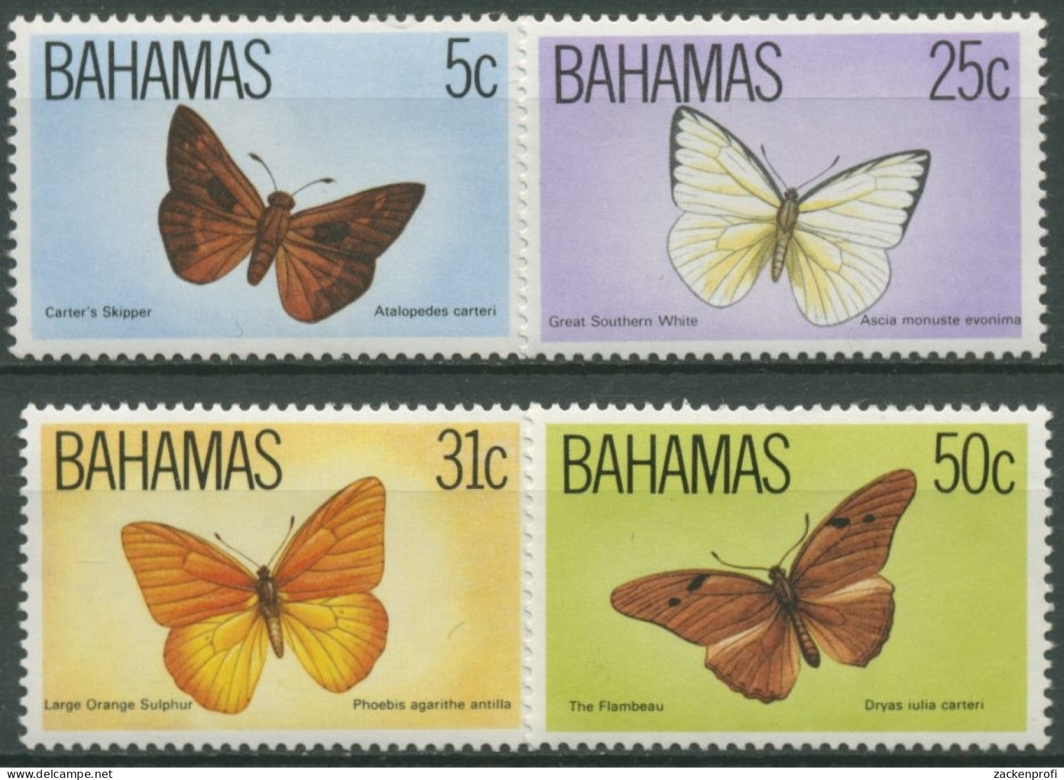 Bahamas 1983 Insekten Schmetterlinge 541/44 Postfrisch - Bahamas (1973-...)