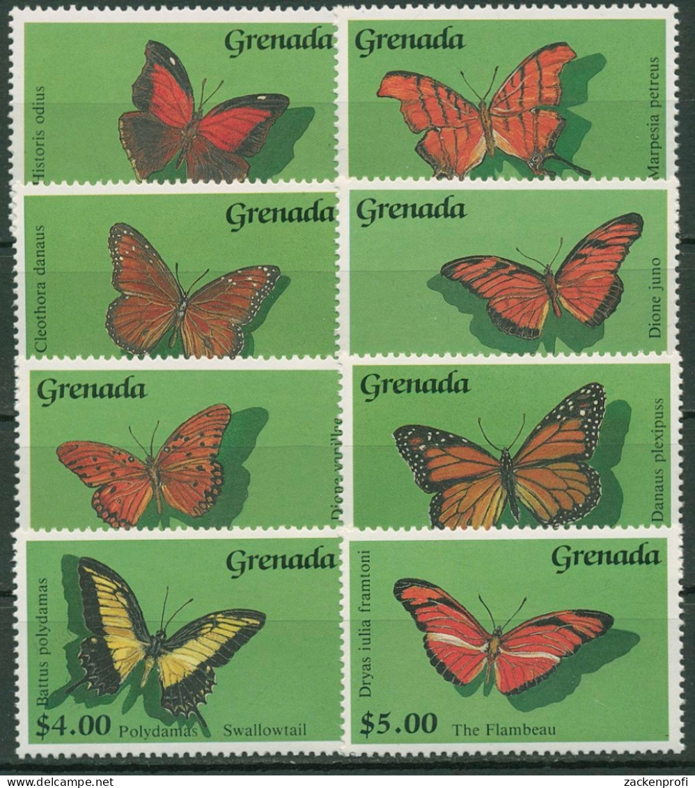 Grenada 1989 Insekten Schmetterlinge 2033/40 Postfrisch - Grenada (1974-...)