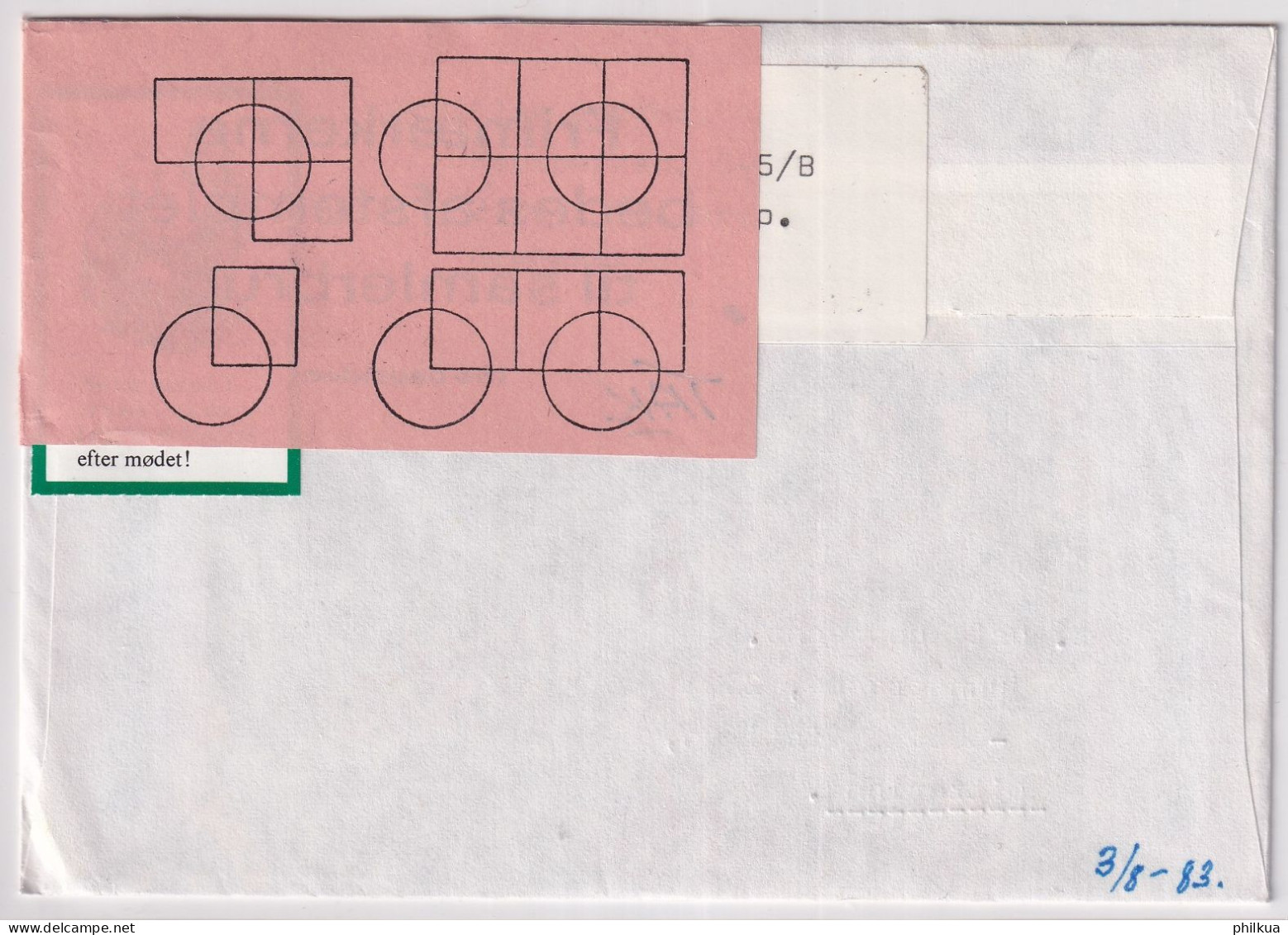 MiNr. 768 Dänemark 1983, 27. Jan. Dänisches Rotes Kreuz Brief  Ballerup - Schweiz - Brieven En Documenten