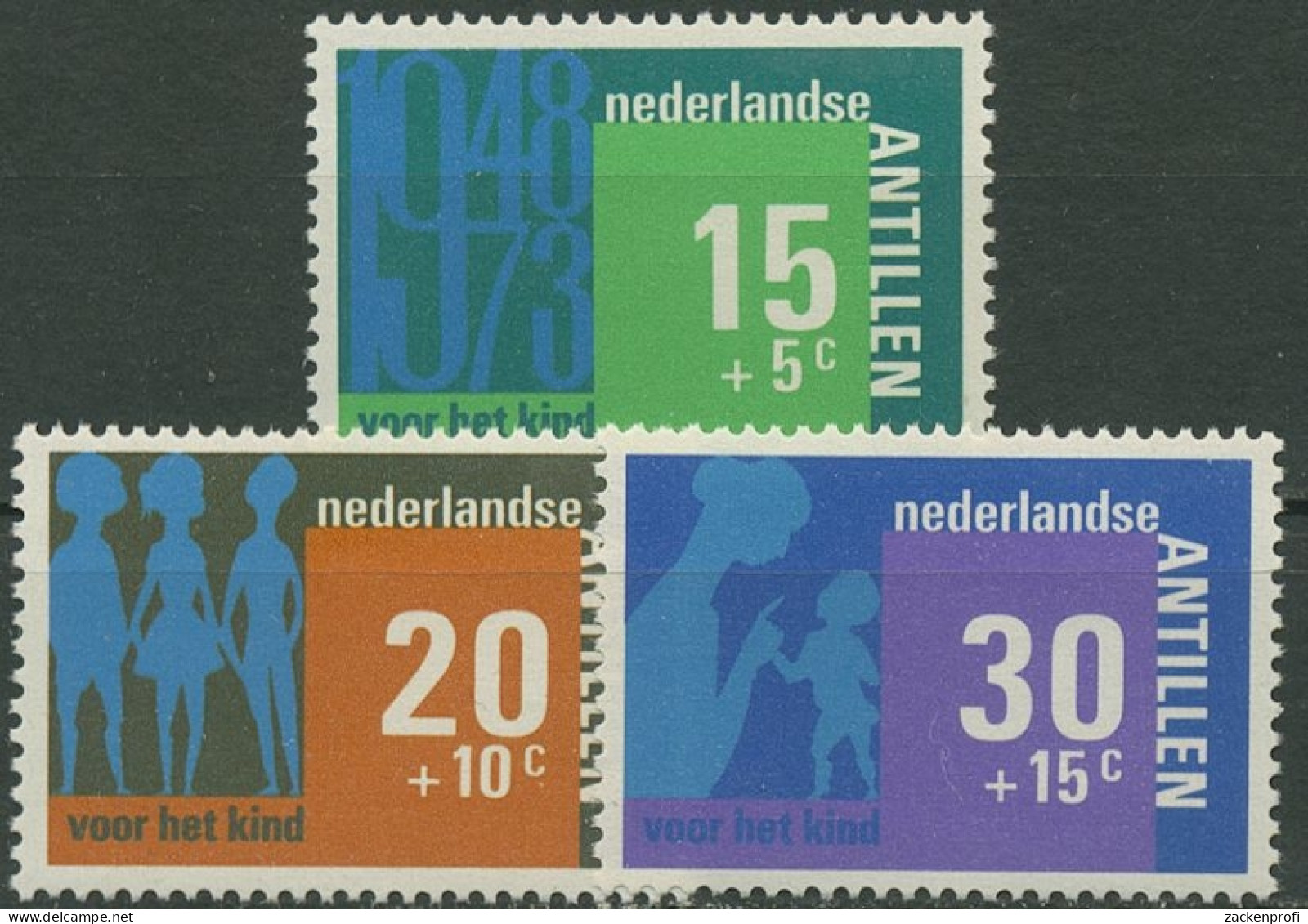 Niederländische Antillen 1973 Jugendwohlfahrt 274/76 Postfrisch - Curacao, Netherlands Antilles, Aruba