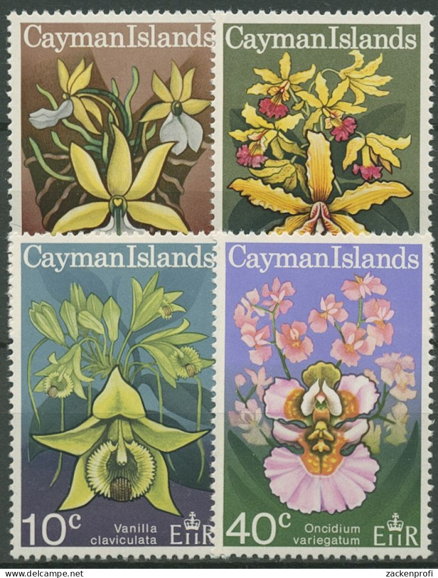 Cayman-Islands 1971 Pflanzen Blumen Orchideen 286/89 Postfrisch - Cayman Islands