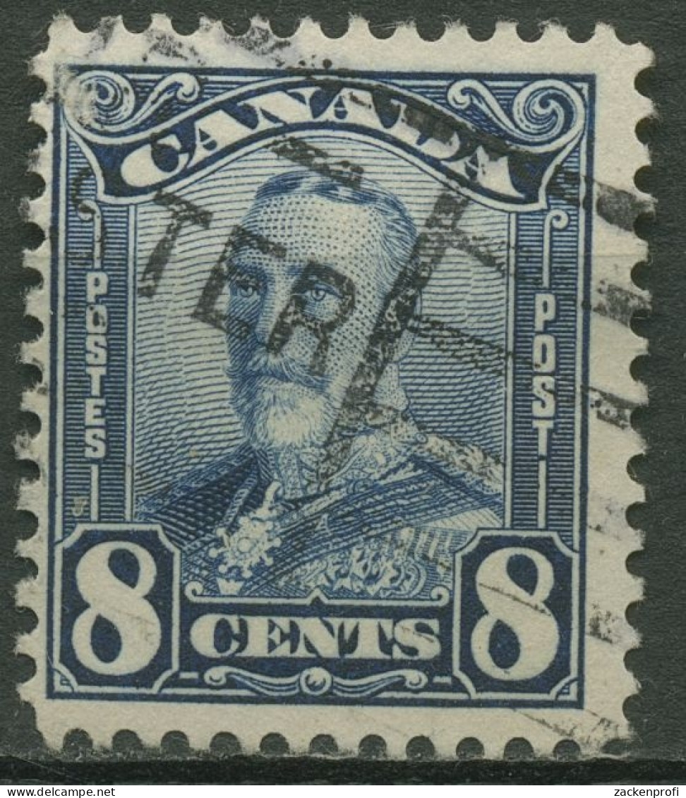 Kanada 1928 König Georg V. 8 Cents 133 A Gestempelt - Used Stamps