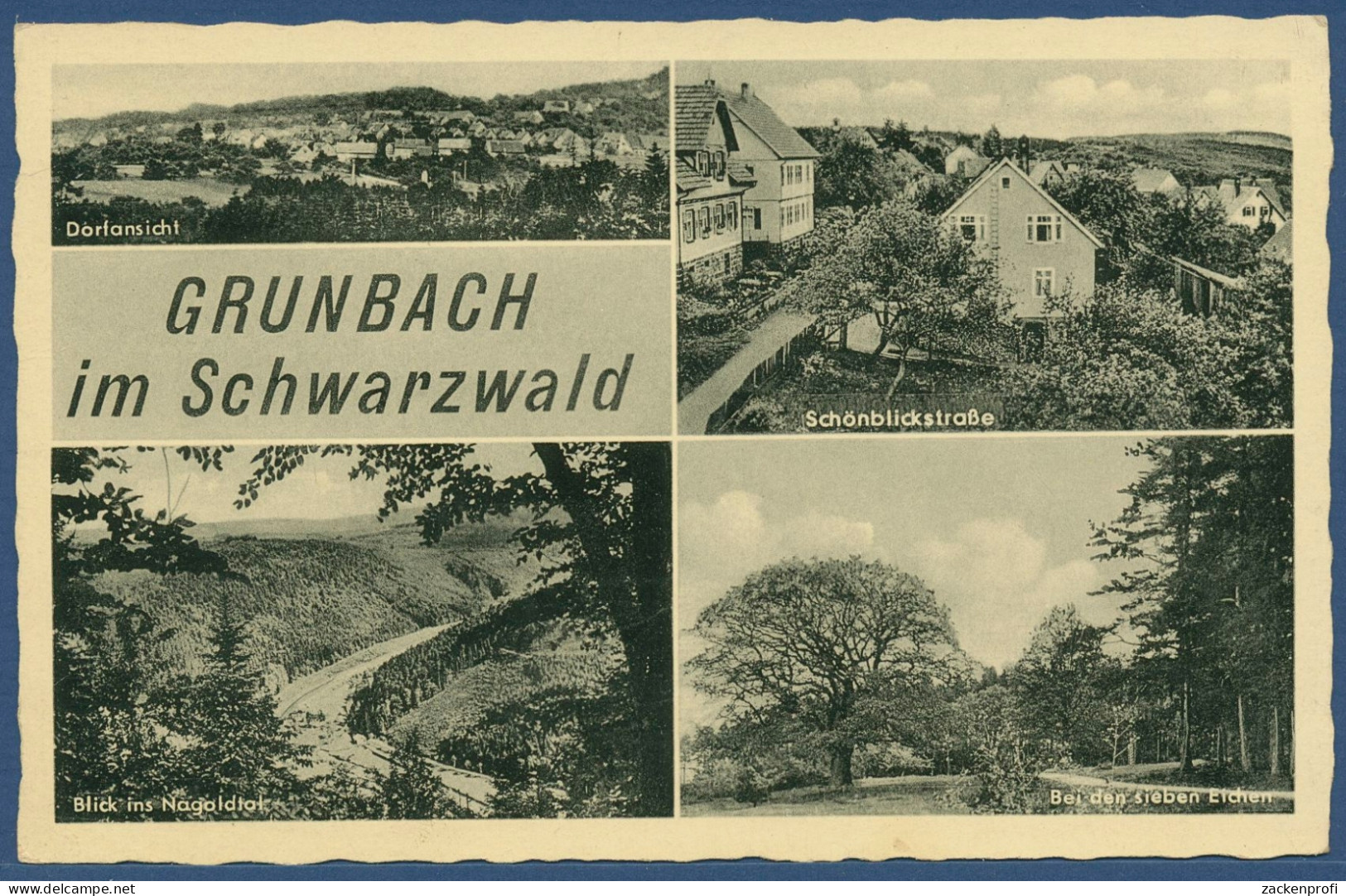 Grunbach Im Schwarzwald Schönblickstraße Sieben Eichen, Ungebraucht (AK3826) - Pforzheim