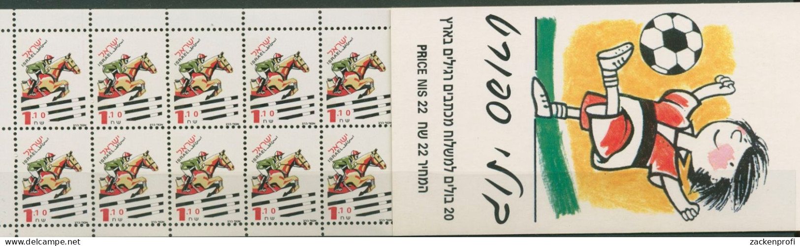 Israel 1997 Sport Springreiten Markenheftchen 1414 MH Postfrisch (C98318) - Carnets