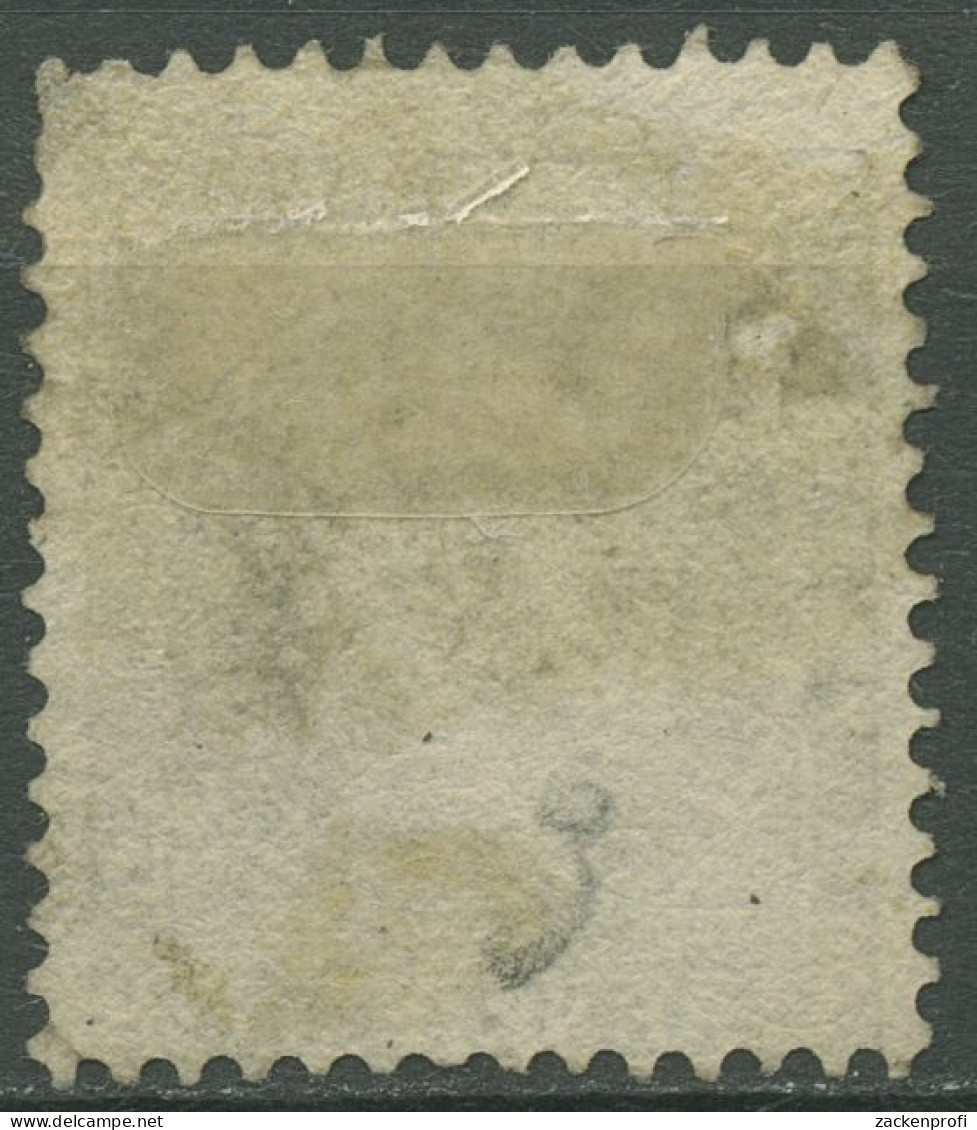 Norwegen 1856/57 König Oskar I. 3 Skilling, 3 Gestempelt, Kleine Fehler - Used Stamps