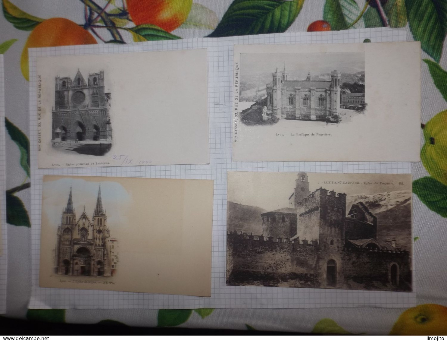 LOT OF 19 POSTCARD CHURCH EGLISE AK CPA - Chiese E Cattedrali