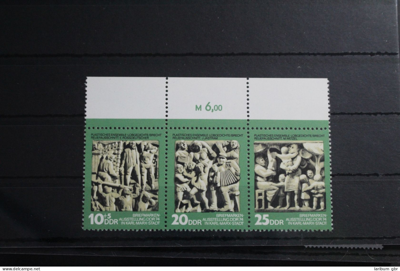 DDR 1988-1990 Postfrisch Dreierstreifen #WQ188 - Autres & Non Classés