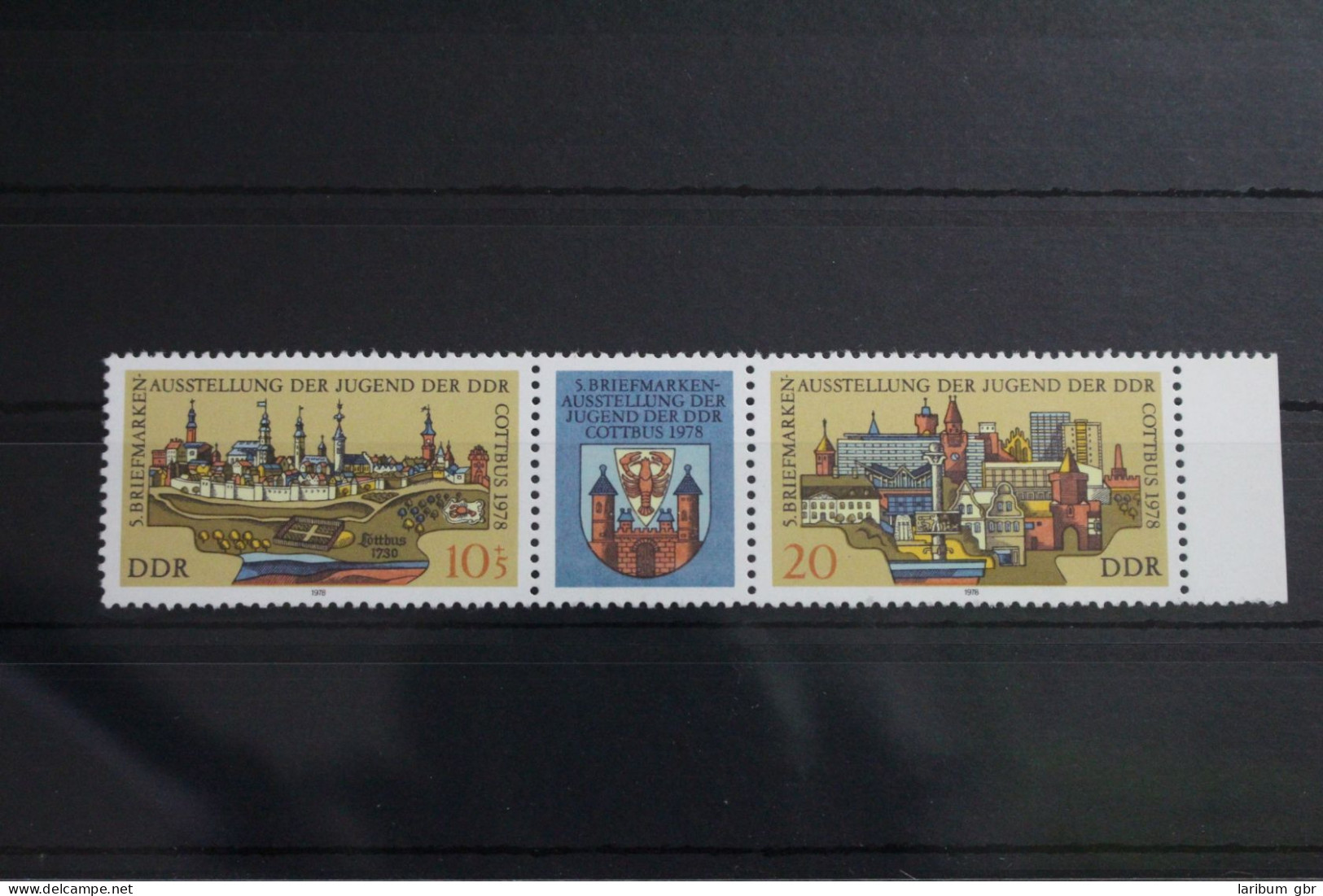 DDR 2343 - 2344 Postfrisch Dreierstreifen #WQ271 - Andere & Zonder Classificatie