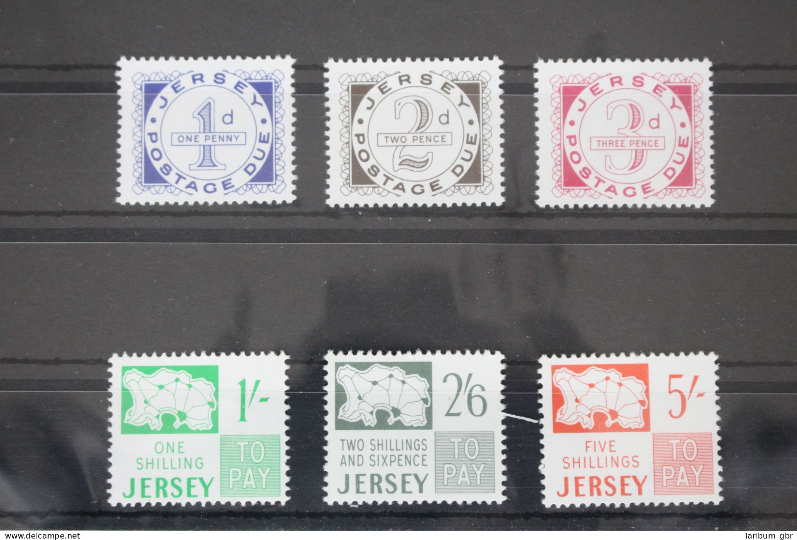 Großbritannien Jersey Portomarken 1-6 Postfrisch #FC237 - Jersey