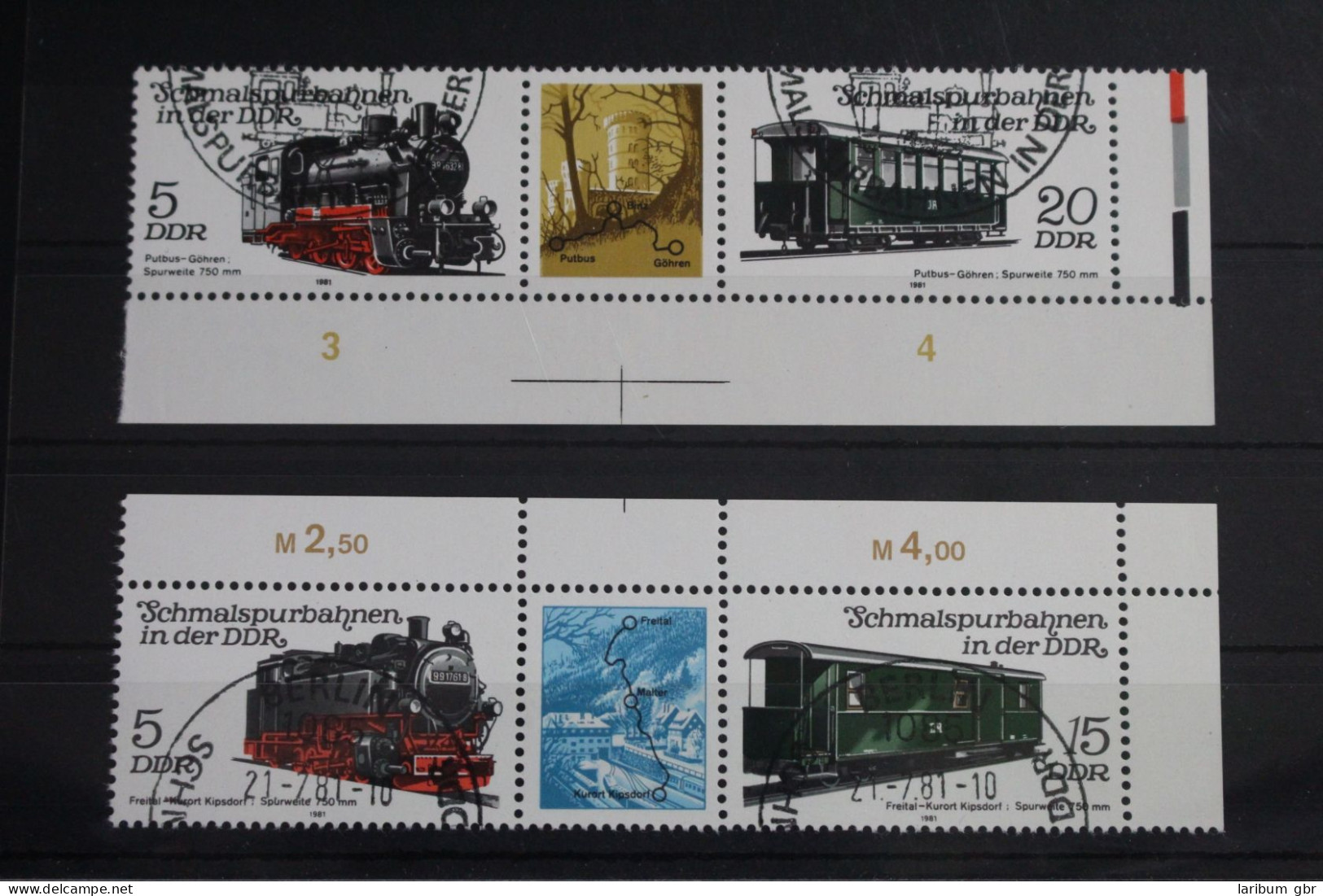 DDR 2629 - 2632 Gestempelt 2 X Dreierstreifen #WQ491 - Autres & Non Classés