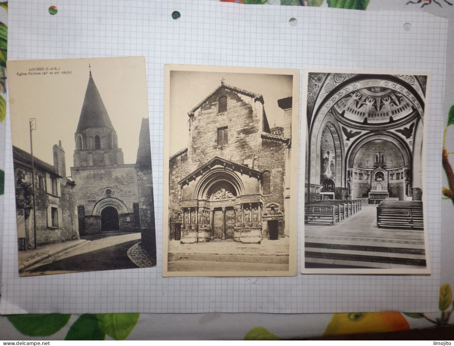 LOT OF 19 POSTCARD CHURCH EGLISE AK CPA - Chiese E Cattedrali