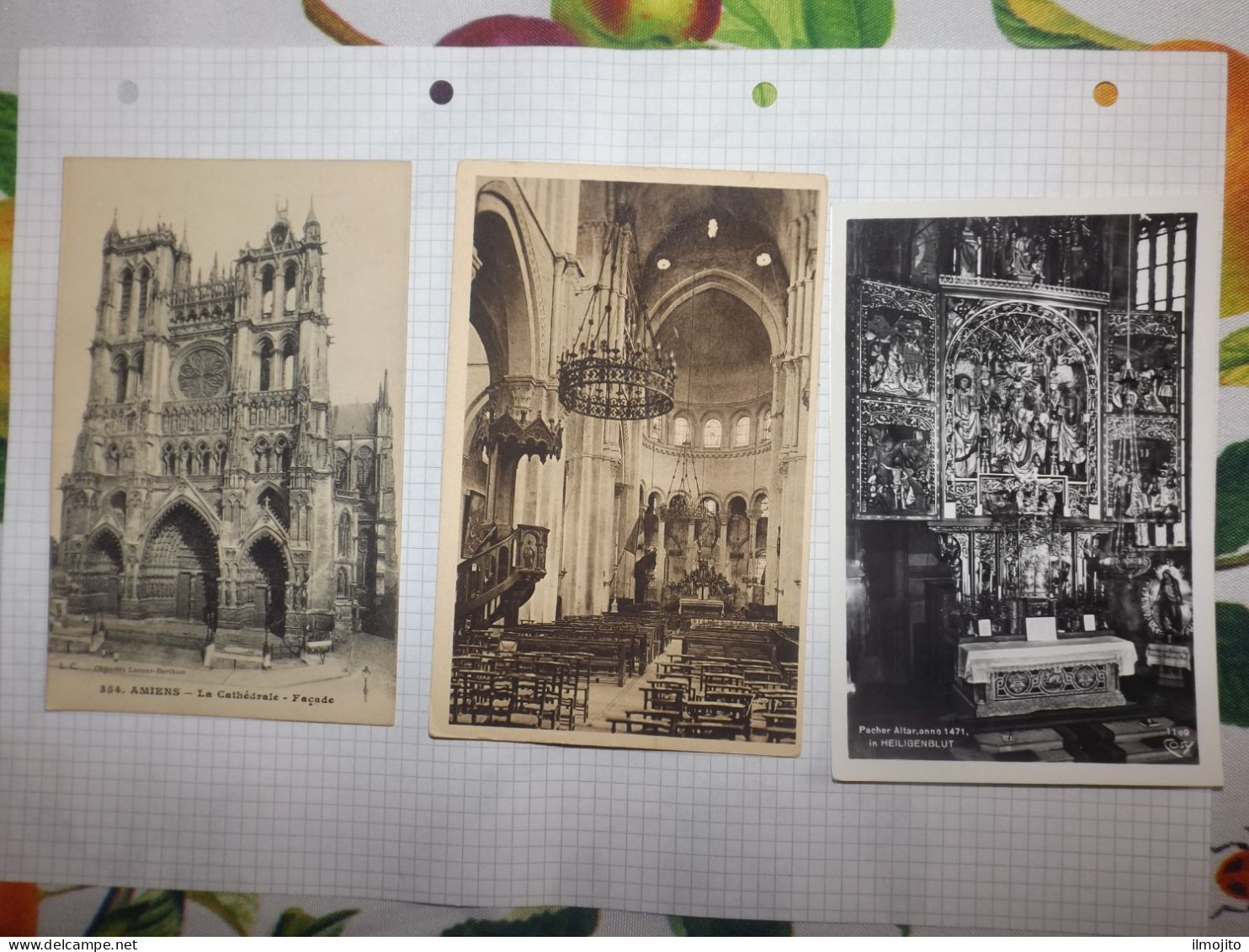 LOT OF 19 POSTCARD CHURCH EGLISE AK CPA - Chiese E Cattedrali