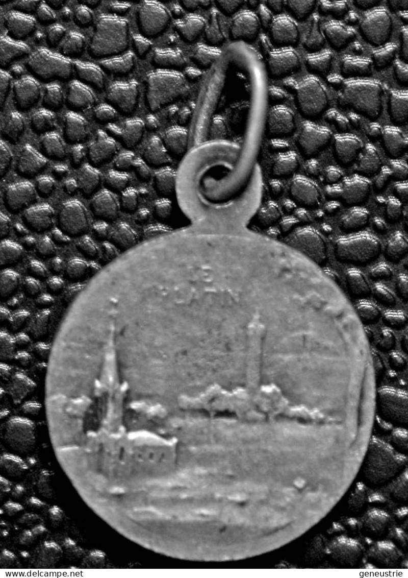 WW1 - Médaille Religieuse D'aviateur 15mm "Notre-Dame Du Platin"  Saint-Palais-sur-Mer - Grav. Michel Jampolsky WWI - Religion &  Esoterik