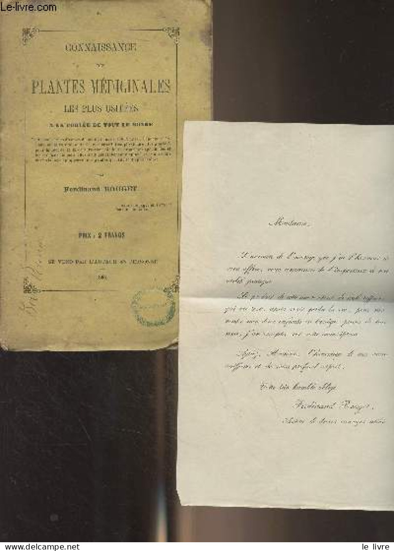 Connaissance Des Plantes Médicinales Les Plus Usitées à La Portée De Tout Le Monde - Rouget Ferdinand - 1865 - Jardinage