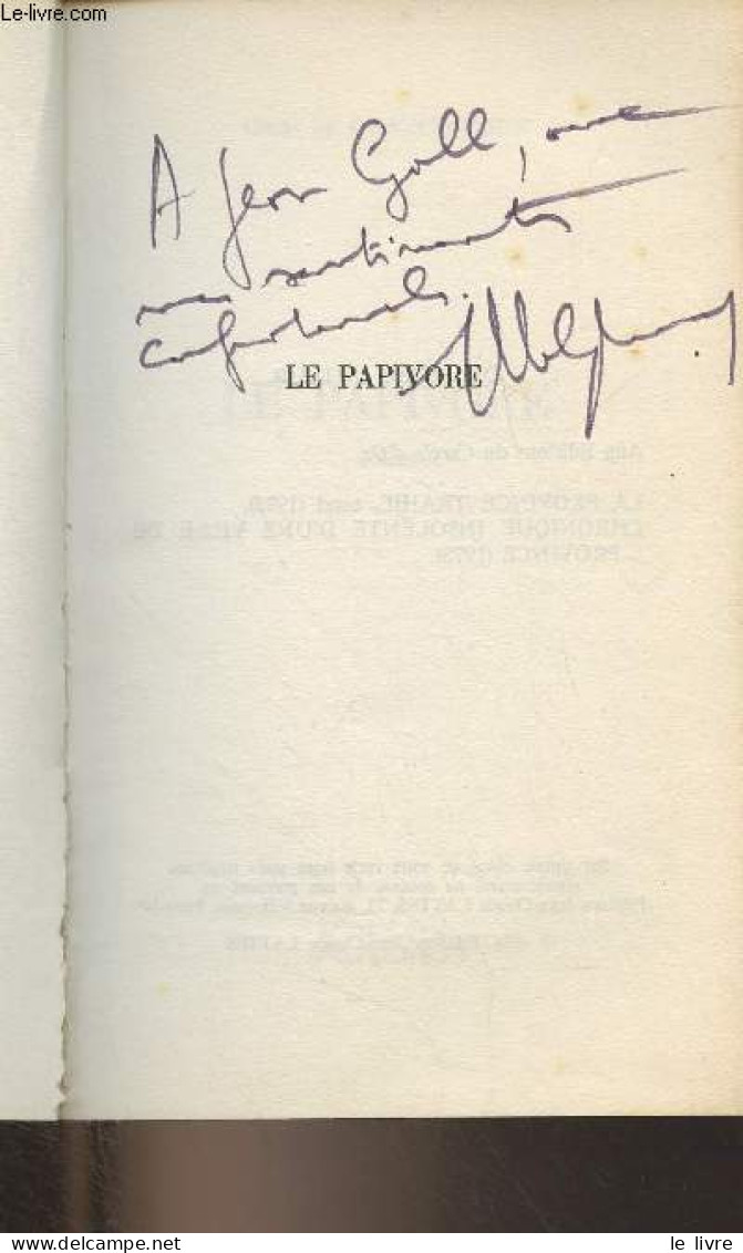 Le Papivore - De Grandmaison Henri - 1976 - Gesigneerde Boeken