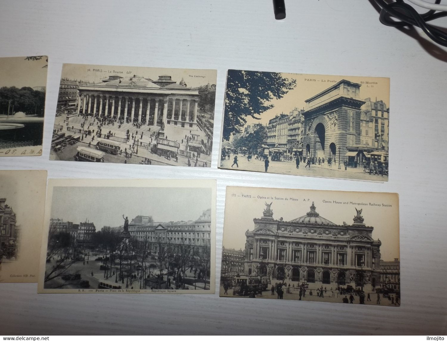 LOT 54 CARTE POSTALE PARIS PARIGI ANIMEE ANIMATION AK CPA - Collections & Lots