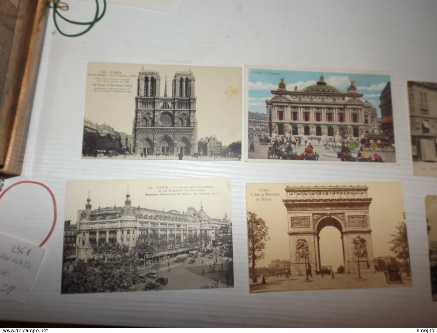 LOT 54 CARTE POSTALE PARIS PARIGI ANIMEE ANIMATION AK CPA